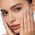 Nude Ombre Moon & Star Press-On Nails