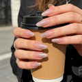 Nude Ombre Glitter Press-On Nails